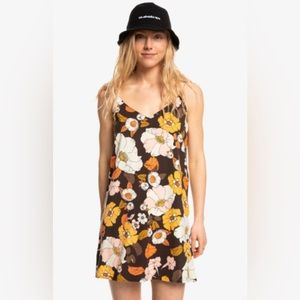 Quicksilver Retro Floral print mini dress